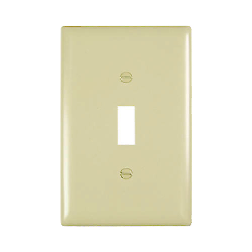 Ivory 1-Gang Duplex Outlet Wall Plate