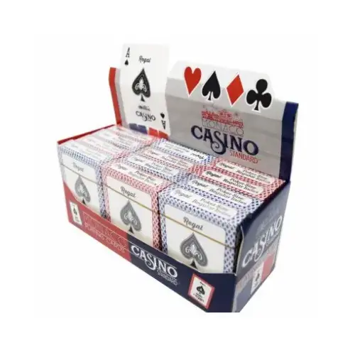 Regal Games 212-XCP12 Casino Playing Cards - pack of 12