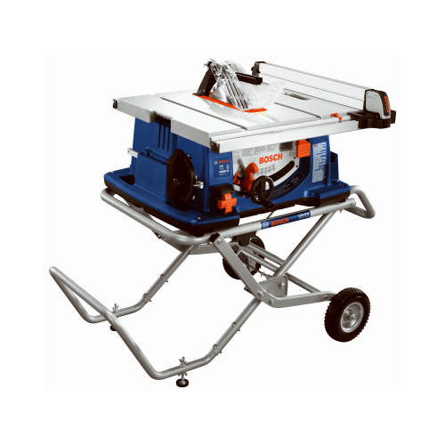 Portable Table Saw, 120 VAC, 15 A, 10 in Dia Blade, 5/8 in Arbor, 30 in Rip Capacity Right