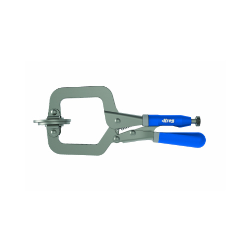 Face Clamp, 3 in Max Opening Size, 3 in D Throat, Steel Body