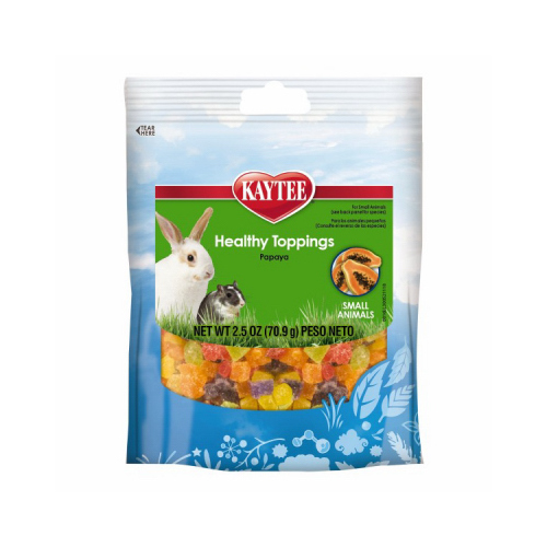 KAYTEE PET 100037274 Rabbit & Hamster Treats, Papaya, 2.5-oz.