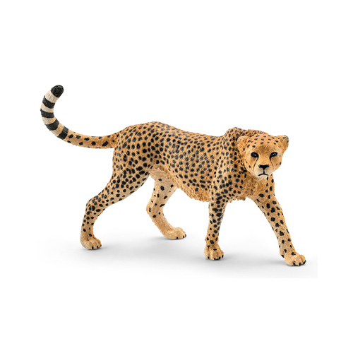 Tan Female Cheetah Toy Animal Figure, Ages 3 & Up