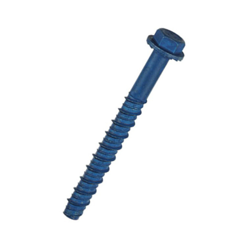 Buildex Tapcon 50404 Screw Anchor, Hex Drive, Steel, Metallic, 2 PK - pack of 2