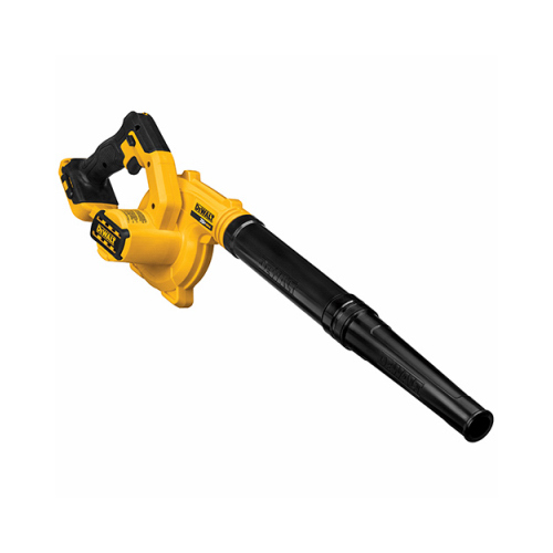 Cordless Blower, 20 V Battery, Lithium-Ion Battery, 3 -Speed, 100 cfm Air, 18 min Run Time, Black/Yellow