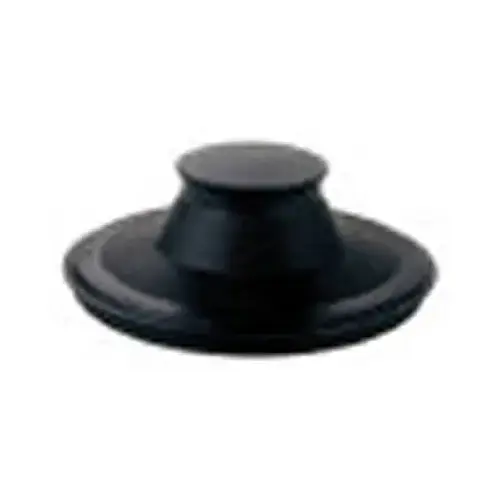 Sink Stopper 3.25" Black Plastic Black