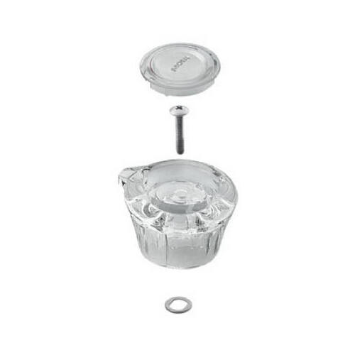 Moen 98037 Handle Kit, Acrylic, For: Single Handle Touch Control Tub/Shower Faucets