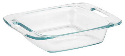 Pyrex 1085797 Square Dish 8" W X 8" L Clear Clear