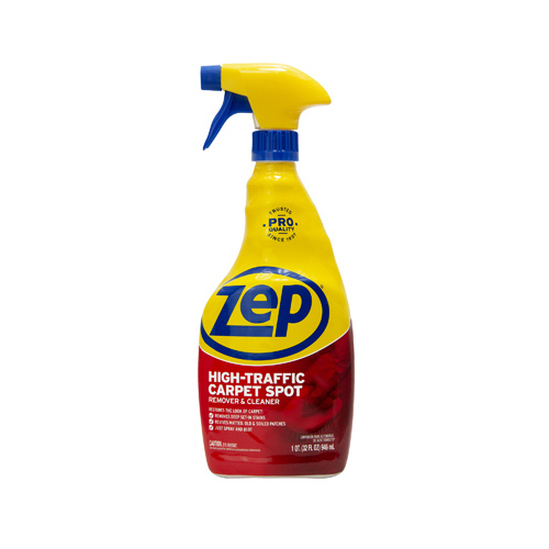 ZEP ZUHTC32 Carpet Cleaner, 1 qt Bottle, Liquid, Pleasant, Clear