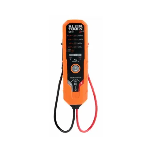 Voltage Tester 1.5-240 V Analog Black/Orange