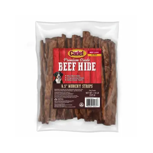 IMS TRADING CORP C10231 Gourmet Dog Treats, Rawhide Strips, 6-1/2-In - pack of 50