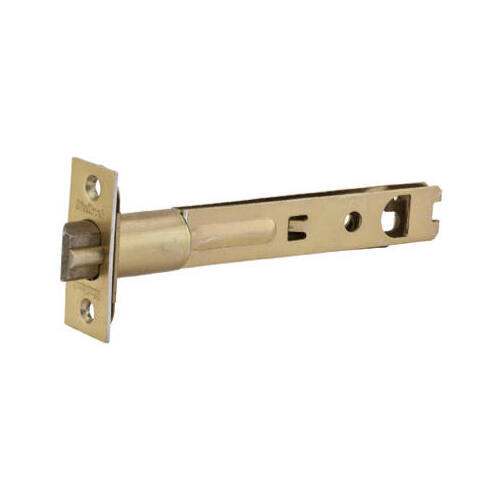 5" Backset Deadlatch, Square Corner, Bright Brass US3/605