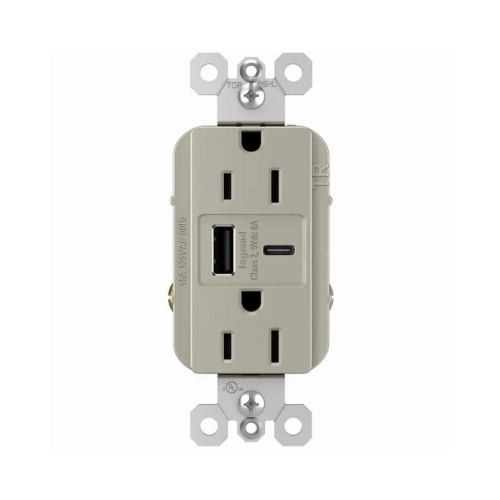 15A NI A/C USB Outlet