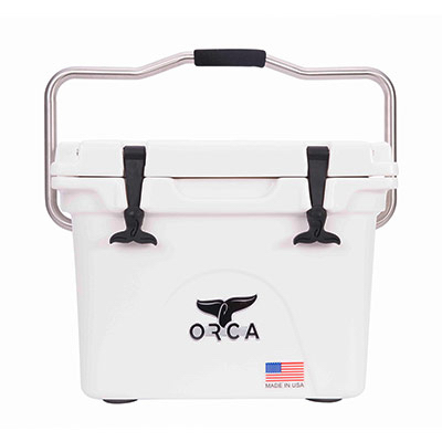 ORCA ORCW020 Cooler, 20 qt Cooler, White, Up to 10 days Ice Retention