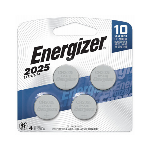 Energizer 2025BP-4 Lithium Coin Cell - pack of 4