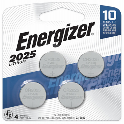 Energizer 2025BP-4 Lithium Coin Cell - pack of 4