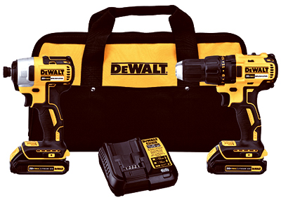 DEWALT DCK277C2 DRILL/IMPACT CMPT BRSHLESS 20V