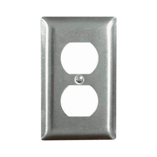 1G DPLX SS Wall Plate