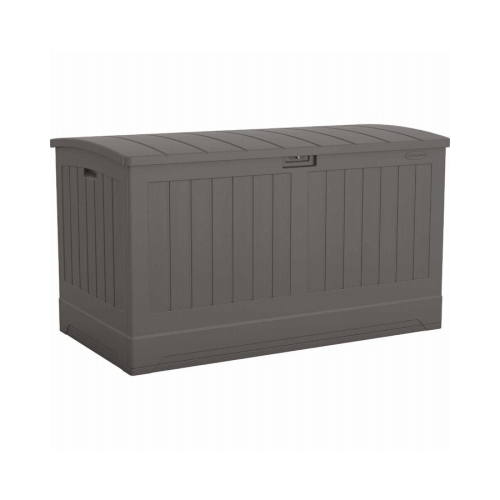 Deck Box 58" W X 32" D Gray Plastic 200 gal Gray