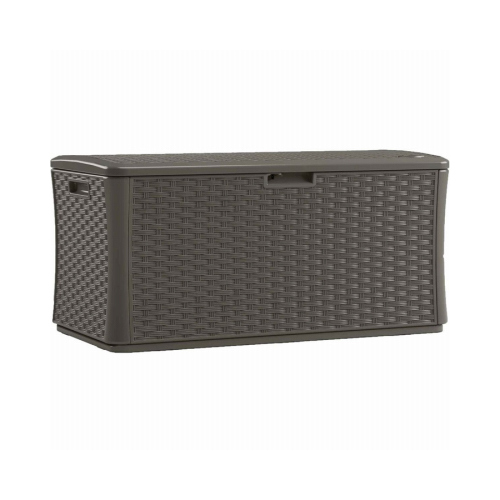 Deck Box 55" W X 29" D Gray Plastic 134 gal Gray