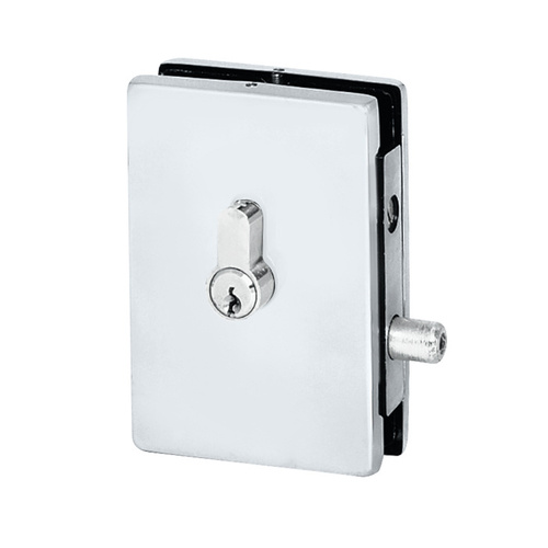 Satin Anodized EUR Series Center Housed Patch Lock