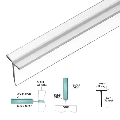 Brixwell TWPT "T" Wipe with Pre-Applied Tape Clear