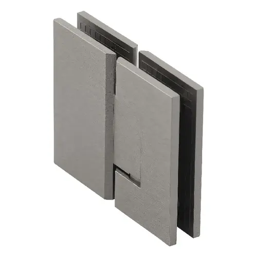 Brixwell H180GTGABN Adjustable Designer Series Glass To Glass Door Hinge 180 Degree Brushed Nickel