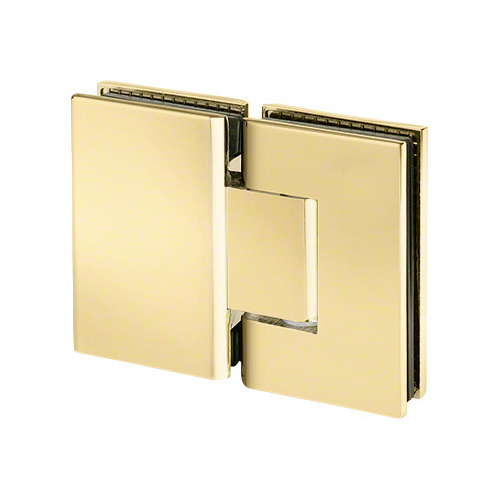 Adjustable Designer Series Glass To Glass Door Hinge 180 Degree Polished Brass
