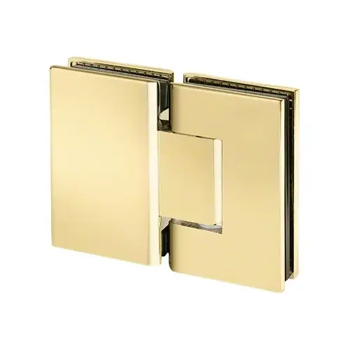 US Horizon H180GTGAPB Adjustable Designer Series Glass To Glass Door Hinge 180 Degree Polished Brass