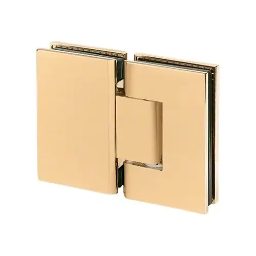 Brixwell H180GTGASB Adjustable Designer Series Glass To Glass Door Hinge 180 Degree Satin-Brass