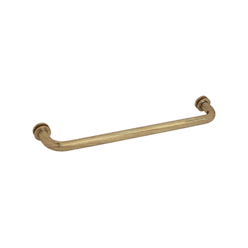 CRL SDTBS18ABR Antique Brass 18 Single-Sided Towel Bar for Glass