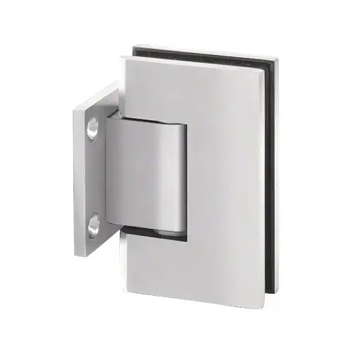 Brixwell HGTWSA Designer Series Shower Door Wall Mount Hinge With Short Back Plate Satine