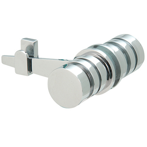 Knob Latch With Throw Extension 180 Degree Polished Chrome