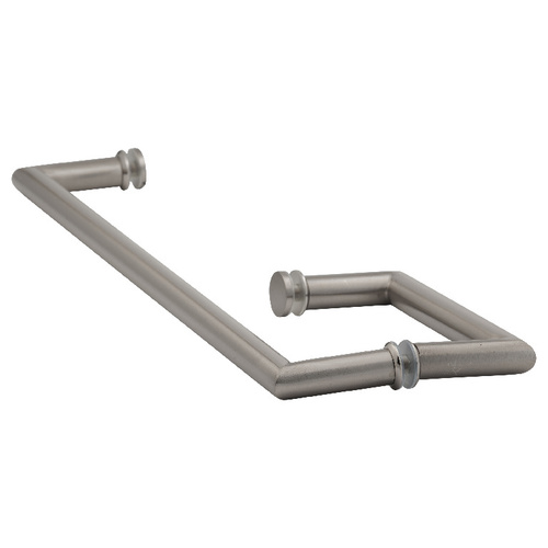 6" X 18" Mitered Towel Bar/Handle Combo w/Washers Brushed Nickel