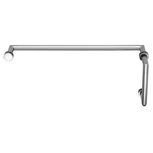 6" X 18" Mitered Towel Bar/Handle Combo w/Washers Polished Chrome