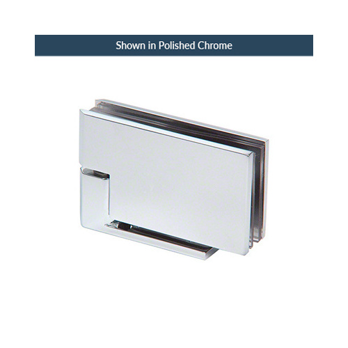 Brushed Nickel Cabinet/ Showcase Top And Bottom Surface Mount Pivot Hinges