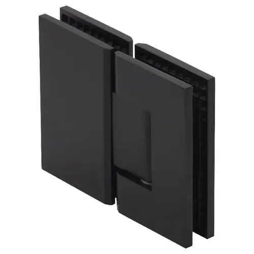 Matte Black 180 degree Glass to Glass Americana Series Hinge