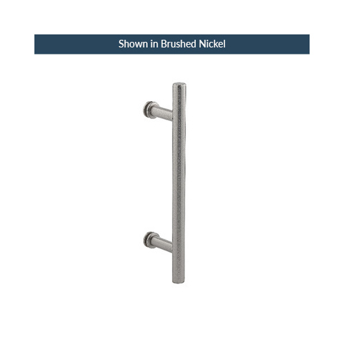 8 Inches Center To Center Ladder Push Pull Handle Single Mount Polished Stainless Steel