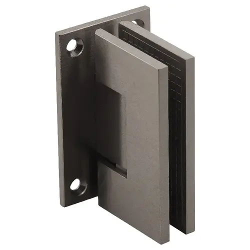 Brushed Nickel Wall Mount with Full Back Plate Majestic Series Hinge with 5 degree Pin