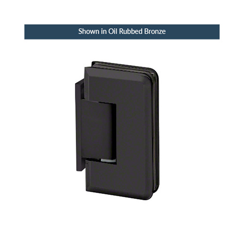 Matte Black Wall Mount with Offset Back Plate Adjustable Majestic Series Hinge