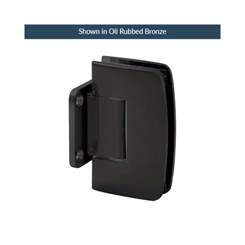 Matte Black Wall Mount with Short Back Plate Adjustable Valencia Series Hinge