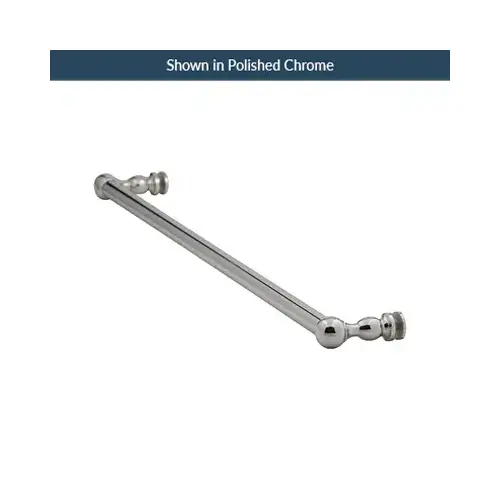 Brixwell TBC-24SM-PN 24 Inches Center To Center Colonial Series Towel Bar Single Mount Polished Nickel