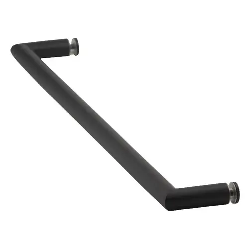 Brixwell TBM18SM0B Oil Rubbed Bronze 18" Mitered Single Mount Towel Bar