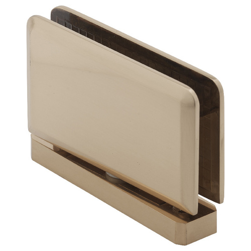 Polished Brass Top or Bottom Mount Montreal Series Hinge with 5 degree Pin Custom Plated