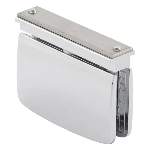 Brixwell HP1VCGTEC Polished Chrome Non-Adjustable Header Mount (Compatible with our Elite-Header) Calypso Series Hinge