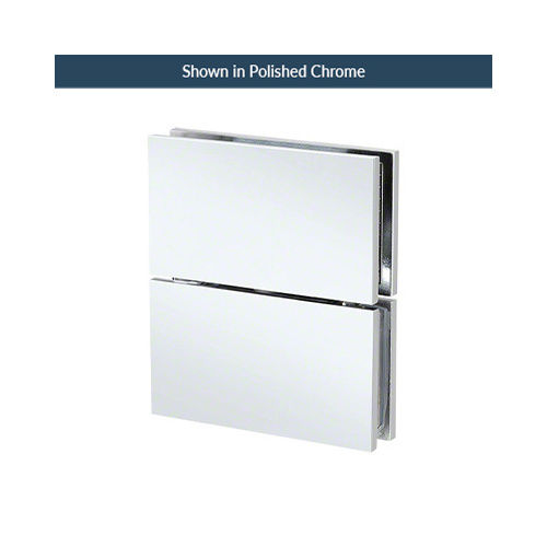 Brushed Nickel Glass-to-Glass for Overhead Fixed Transom Prestige Series Hinge