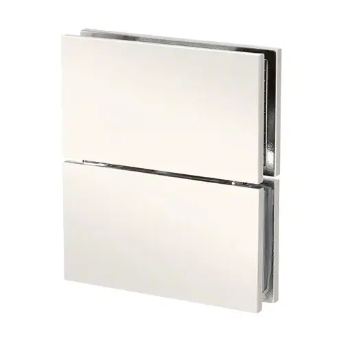 Polished Nickel Glass to Glass Adjustable Prestige Pivot Hinge