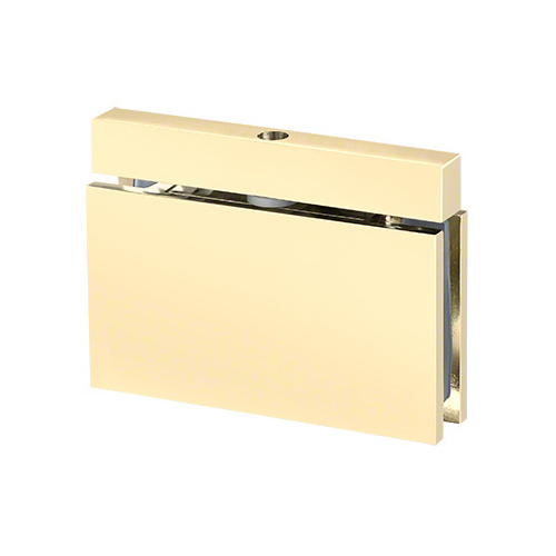 Polished Brass Free Swinging Header Mount (Euro-Header) Adjustable Prestige Series Hinge