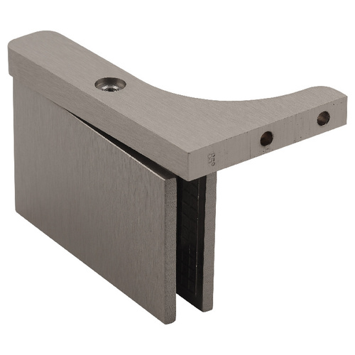 Brushed Nickel Wall Mount with Reversible "L" Bracket Prestige Series Hinge