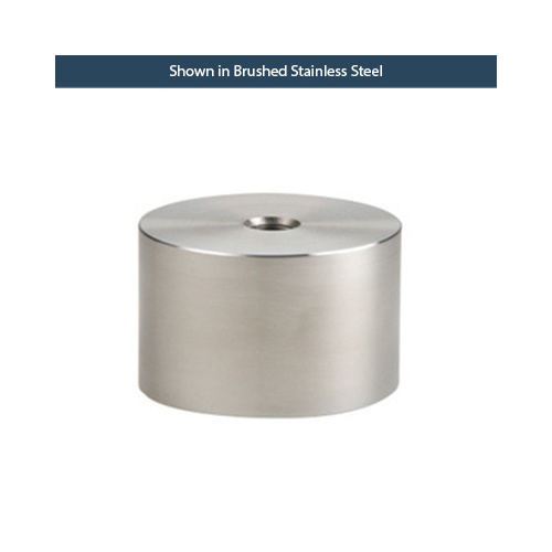 Brushed Stainless Steel 2" x 2" Standoff Base