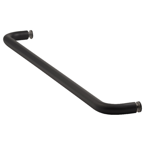 Oil Rubbed Bronze 22" Single Mount Tubular Towel Bar without Washers